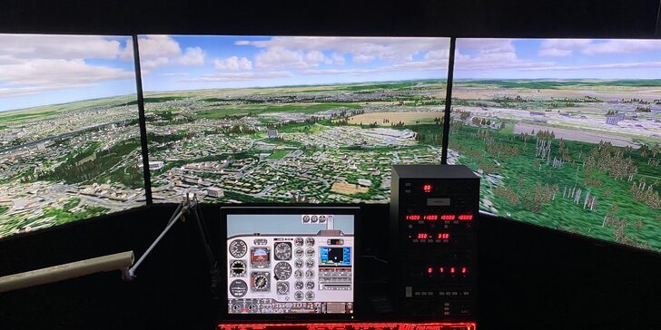 Zkuste si být pilotem: 60 minut řízení letadla se simulátorem Volatus