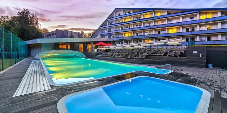 Hotel na Seči: jídlo, sport a relaxace v Akvafit i Wellness & Spa centru