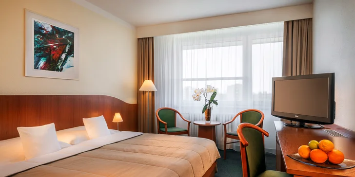 Pobyt v Ostravě: kongresový hotel se snídaní či polopenzí a vstupem do wellness
