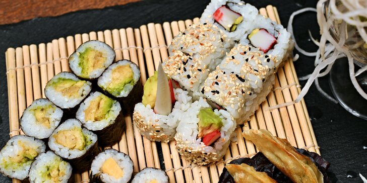 Cokoli z menu asijské restaurace v hodnotě 500 nebo 1000 Kč: sushi a další speciality i nápoje