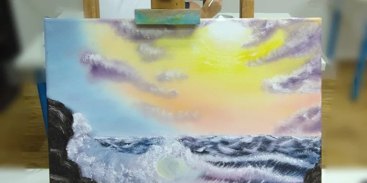 Více než klasická olejomalba: Kurz olejomalby ®Bob Ross