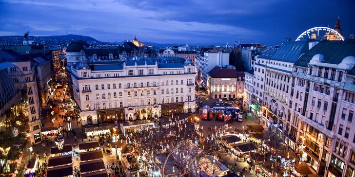 Objevujte krásy Budapešti: 4* butikový hotel v centru, snídaně, volný vstup do sauny, děti zdarma do 12,9 let