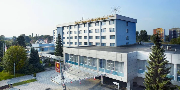 Pobyt v Ostravě: kongresový hotel se snídaní či polopenzí a vstupem do wellness
