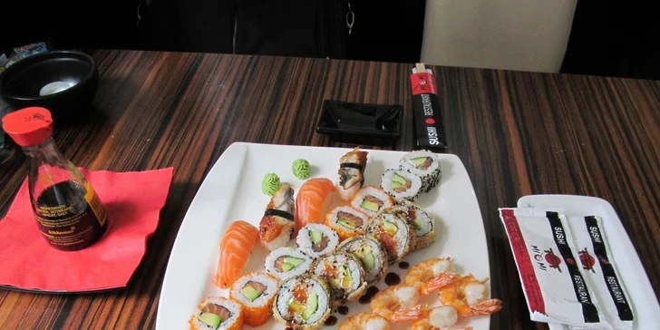  Maxi menu sushi pro dva - 34 vynikajících kousků 
