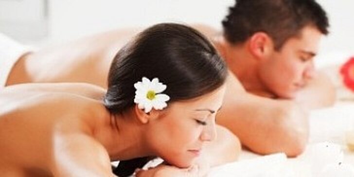 Partnerská masáž - Aroma masáž nebo Havajská Lomi Lomi v délce 60 minut