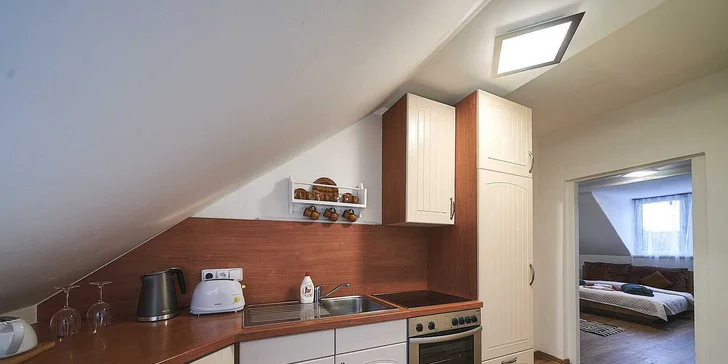 Pohoda v Karlových Varech až v 5 osobách: moderní apartmány s kuchyňkou