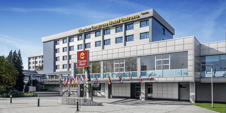 Pobyt v Ostravě: kongresový hotel se snídaní či polopenzí a vstupem do wellness