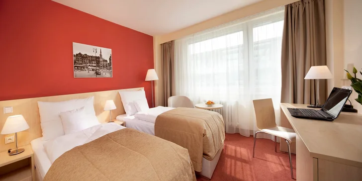 Pobyt v Ostravě: kongresový hotel se snídaní či polopenzí a vstupem do wellness