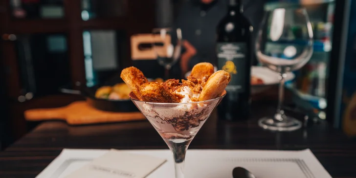 Menu v italské restauraci: krevety s rukolou i pancetta na balsamikovém octu
