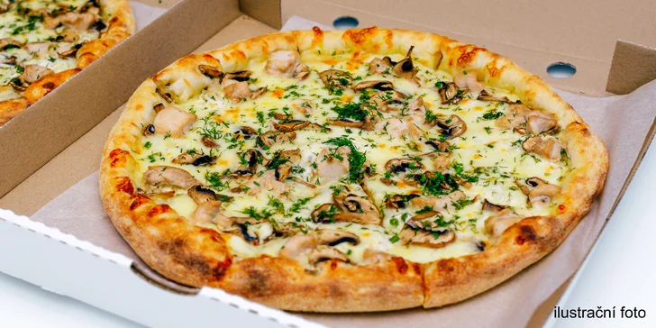 Italská dobrota: 2 pizzy podle výběru z 12 druhů, na místě, na odnos či rozvoz