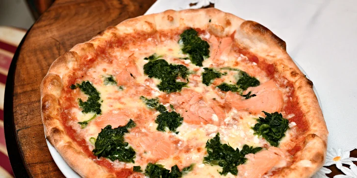 Pravá italská pizza nebo pasta blízko Václavského nám.: jídlo podle výběru pro 1 nebo 2 osoby