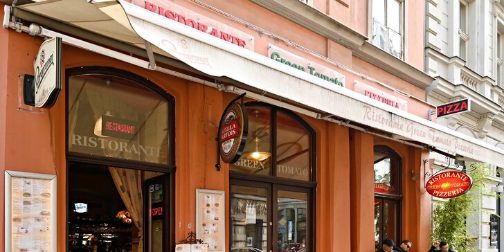 Italská kuchyně v centru Prahy: bohaté 3chodové menu pro 2 osoby s hovězí svíčkovou nebo panenkou