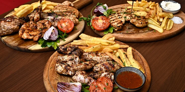 Grilované kuře s vůní orientu v arabské restauraci v centru Prahy