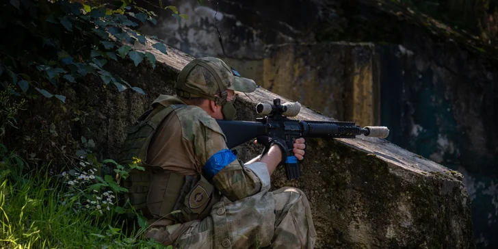 Akční airsoft na raketové protiletecké základně: až 6 hod. adrenalinu v žilách