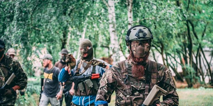 Akční airsoft na raketové protiletecké základně: až 6 hod. adrenalinu v žilách
