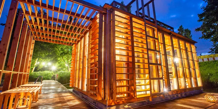 Říční finská sauna na Orlici: 60 nebo 90 minut relaxace v obklopení přírody