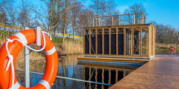 Říční finská sauna na Orlici: 60 nebo 90 minut relaxace v obklopení přírody