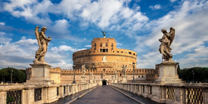 Šestidenní zájezd do Itálie: Řím, Neapol, Vesuv i Pompeje a ubytování se snídaní