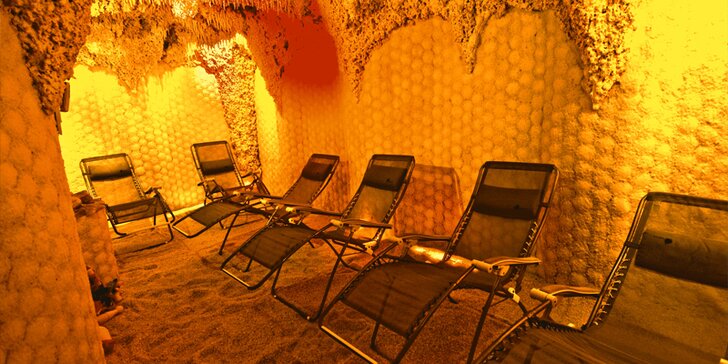 45minutový ozdravný pobyt v solné jeskyni pro děti a dospělé
