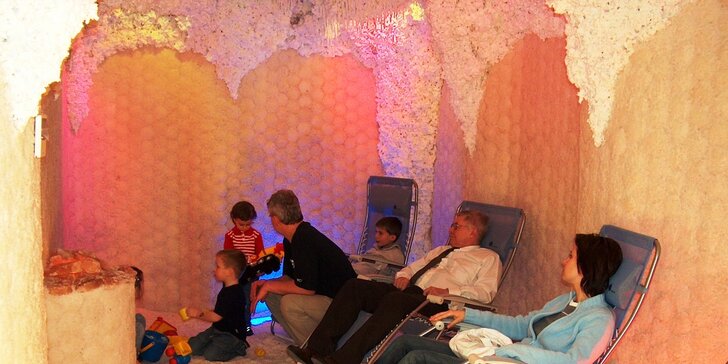 45minutový ozdravný pobyt v solné jeskyni pro dospělé i děti