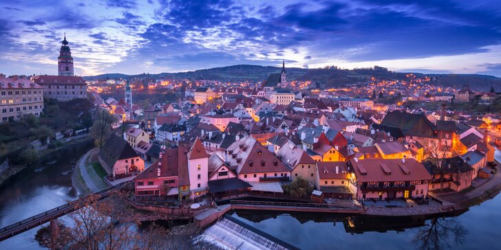 Krásy Českého Krumlova: zrekonstruovaný penzion u řeky a snídaně