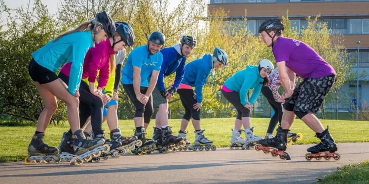 6týdenní kurzy inline bruslení pro děti i dospělé po celé Praze