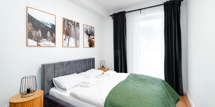Väčšina apartmánov ponúka svojim hosťom balkón alebo terasu s výhľadom na okolitú prírodu.