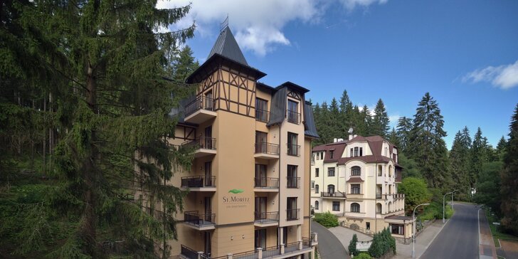 4* relaxační pobyt se stravou ve Spa & Wellness Hotelu St. Moritz v Mariánských Lázních