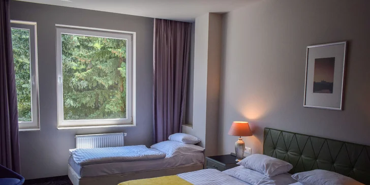 Pobyt u Karlových Varů: snídaně nebo polopenze, privátní wellness i masáž