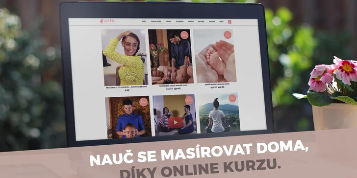 Online video kurz klasické relaxační masáže s ročním přístupem