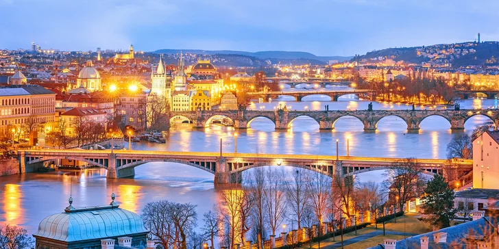 4* pobyt v Praze: hotel 15 min. metrem od Václaváku, možnost snídaní