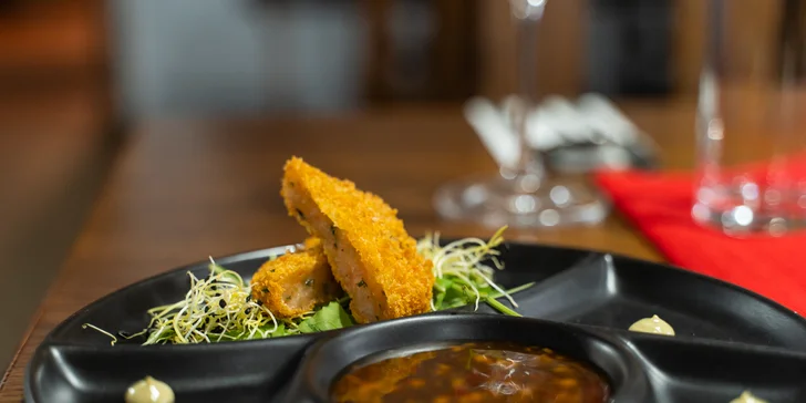 Degustační 5chodové menu pro dva v Jaškovské krčmě: svíčková z jelena, dýňový krém i smažená zmrzlina