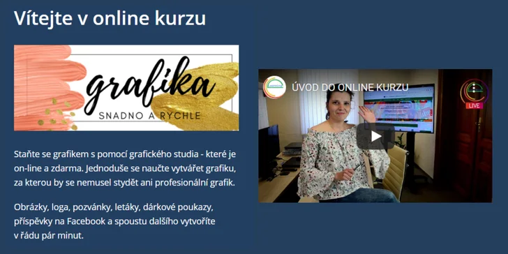 Online kurz Grafika snadno a rychle: Finty a tipy pro začátečníky