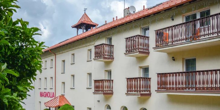 Lázeňské město v polských Jizerkách: hotel s polopenzí, neomezený wellness, akce 2 děti zdarma