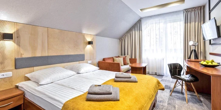 Aktivní relax v polských Krkonoších pro páry i rodiny: snídaně a wellness