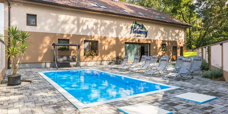 Nocleh v rodinném penzionu, snídaně i privátní sauna a vířivka pouhých 300 metrů od zámku Lednice