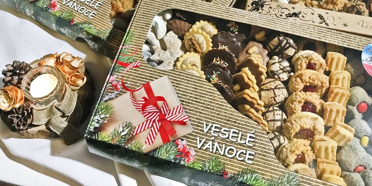 Vánoční cukroví ze Šiklova mlýna: krémové, marmeládové i neplněné a k 1 kg vstupenka do Šiklandu