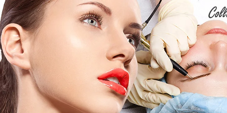 Permanentní make-up očních linek, obočí nebo rtů