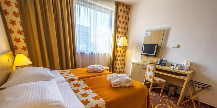 4* hotel v srdci stadionu fotbalové Slávie: moderní hotel, snídaně i karta na zážitky