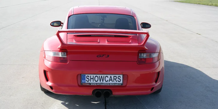 Jízda na okruhu Most v Porsche 911 Carrera GT3: 2 nebo 4 kola i s palivem