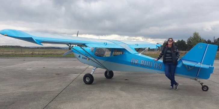 Vzhůru do výšin: Vyhlídkový let sportovním letounem z letiště Příbram