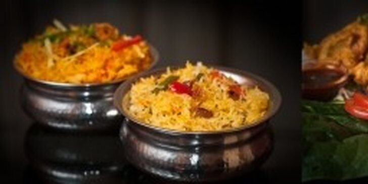 349 Kč za voucher v hodnotě 700 Kč do oblíbené indické restaurace Masala. Výběr čehokoli z menu vyhlášené kuchyně plné pestrých chutí.