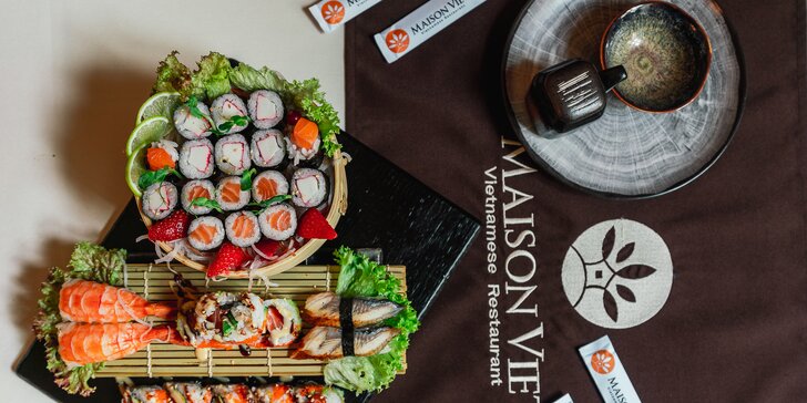 Otevřený voucher v hodnotě 500 či 1000 Kč na sushi a další asijské speciality