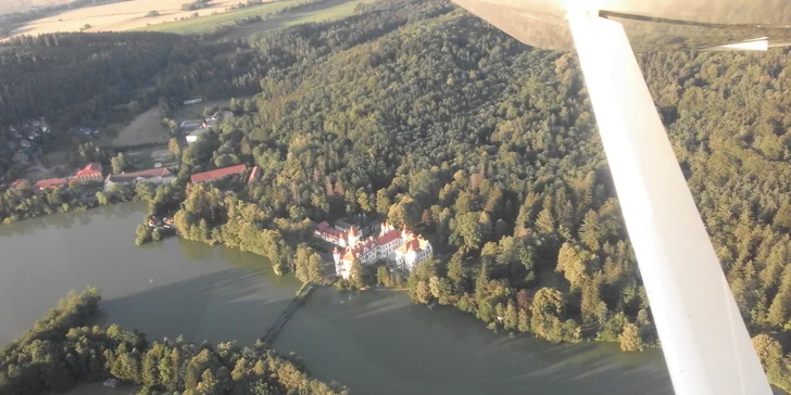 NP Šumava z ptačí perspektivy: pilotem na zkoušku letadla Sky Lane pro jednoho