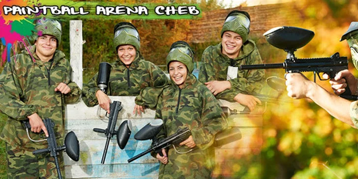 199 Kč za paintballovou akci v Paintball Aréně Cheb. Časově neomezená hra včetně vybavení a rozhočího. Outdoor i indoor adrenalin se slevou 56 %!