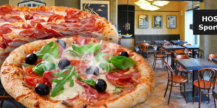 Dvě voňavé a křupavé pizzy dle výběru