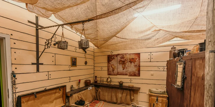 Úniková hra mrtvého korzára: Robinson Crusoe pro 2 až 5 hráčů