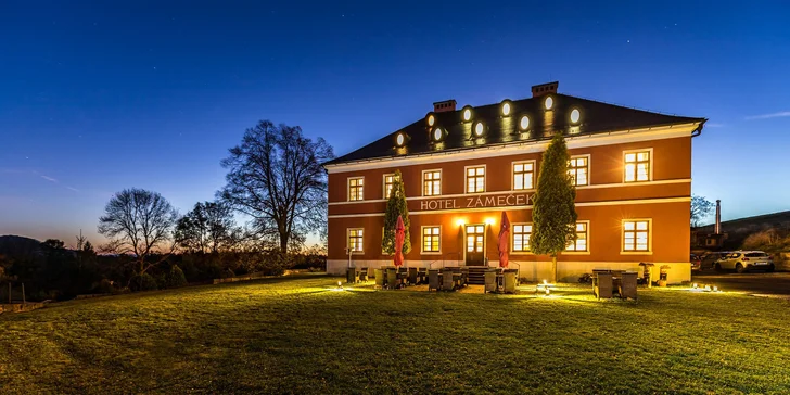 Hotel sa nachádza v pokojnej lokalite Jetřichovice.