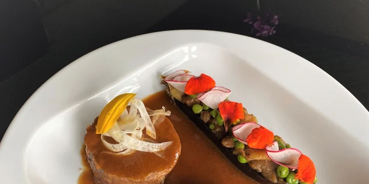 Mezinárodní či indické degustační menu: terina z kachních jater i krůtí prsa
