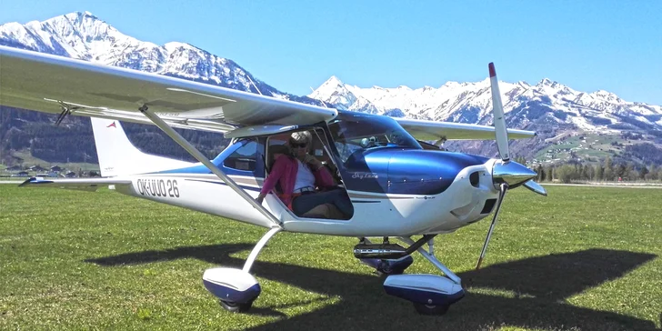 NP Šumava z ptačí perspektivy: pilotem na zkoušku letadla Sky Lane pro jednoho